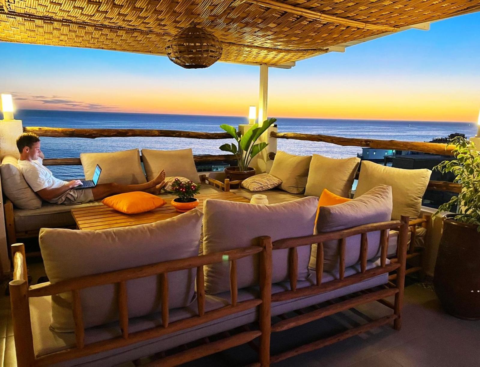 Bigblue Surf Hostel & Coworking Space - Taghazout (Adults Only) Azazoul Exterior photo